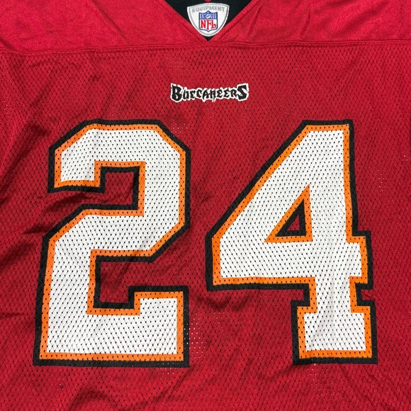 Reebok Tampa Bay Buccaneers Jersey Mens 2XL Cadillac Williams #24 NFL Football - Picture 9 of 13
